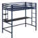 Maxwell Metal Loft Bed with Built-in-Desk by Novogratz