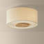 Plafonnier cylindrique en lin Miller par Hilary Matt x Mitzi-126674556-126674557