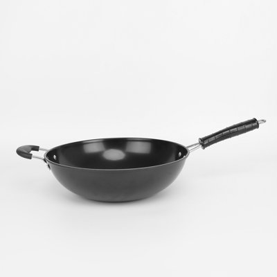 Belfry Kitchen Sharell Non-Stick Carbon Steel Wok