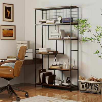 80cm H x 100cm W Metal Etagere Bookcase