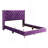 Tranquil Purple Queen Bed With Storage