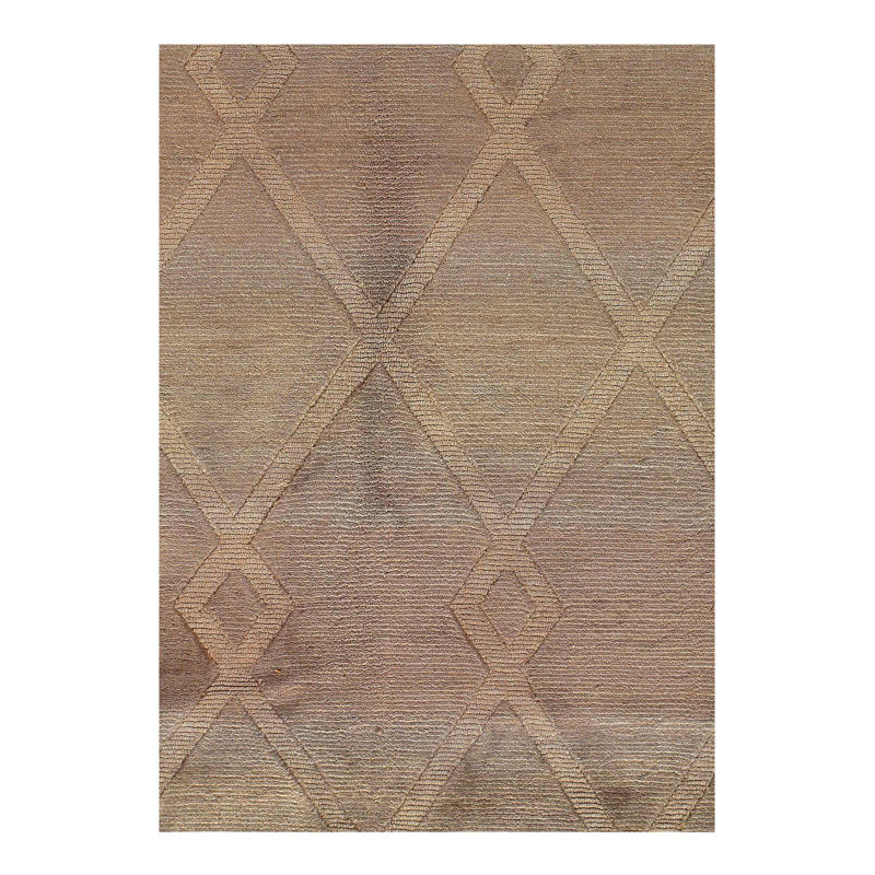Walta Geometric Area Rug in Gray