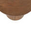 Table d'appoint transitionnelle cannelée