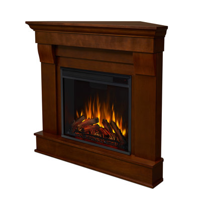 Chateau Corner Electric Fireplace Mantel