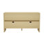 Linda Buffet moderne avec 4 tablettes réglables en chêne naturel-116172386