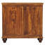 Commode à 3 tiroirs en bois massif Lume, marron