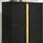 Lillestrom Contemporary Chest, Black/Gold-1052084501