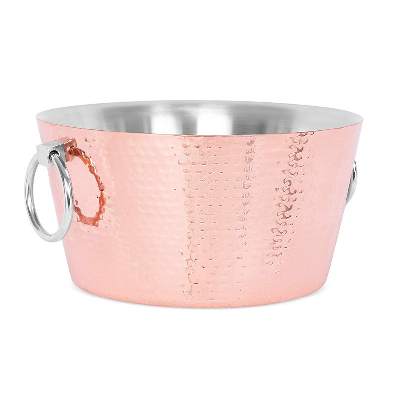 Stainless Steel Beverage Tub, Copper