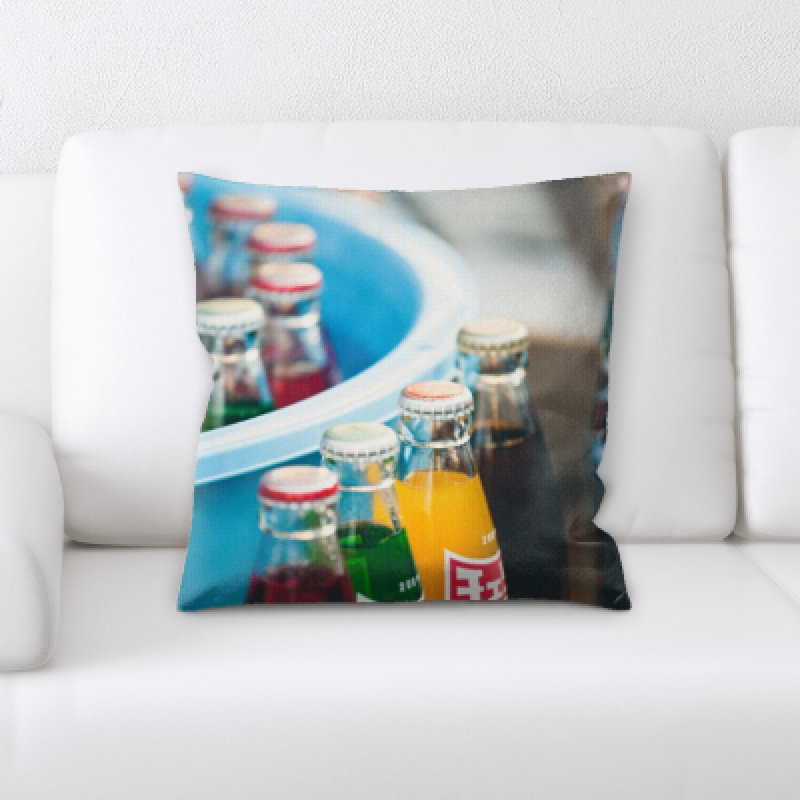 Microsuede Throw Pillow