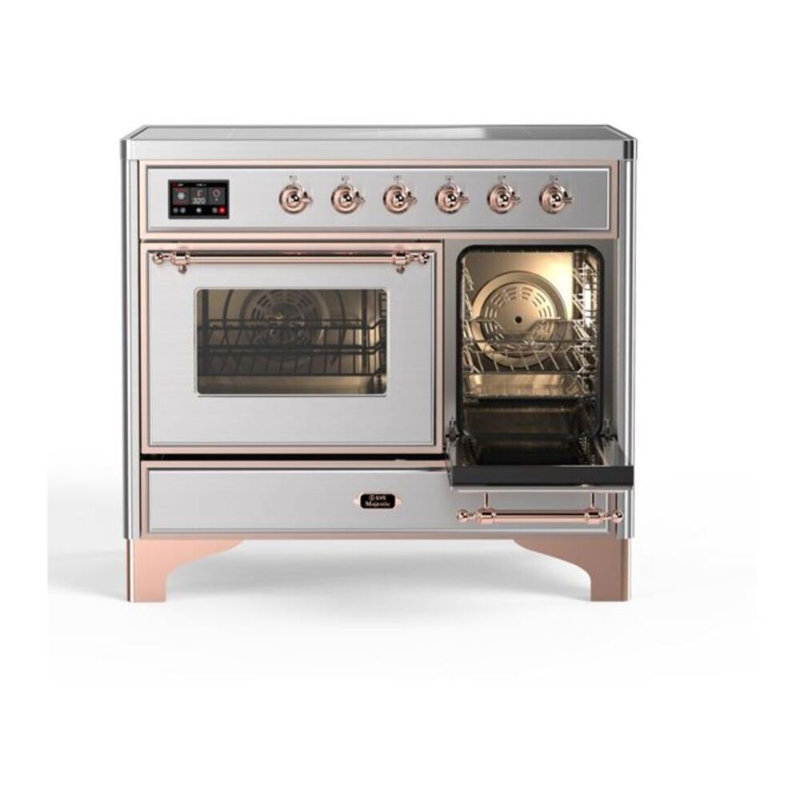 Majestic II 40" Freestanding Induction Range, Stainless Steel/Copper