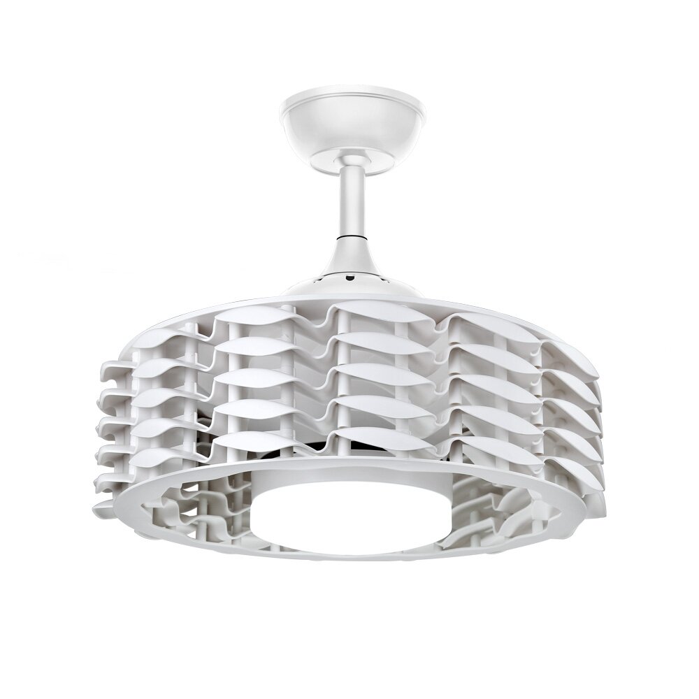 Alum LED Ceiling Fan white