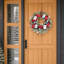 Disney Mickey Mouse and Minnie Mouse 26" Flocked Pre-Lit Christmas Wreath with LED Lights