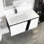 Meuble-lavabo mural 40 po avec lavabo en céramique