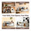 Canapé 71 po, causeuse moderne Mid-Century-953640884