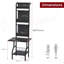 Manufactured Wood,Metal 144cm H Media Shelves-985049375
