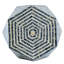 Table de bout géométrique hexagonale pour table de bout