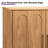 Arched Accent Cabinet Gold Handle Adjustable Shelf Magnetic Closure Storage Cabinet for Entryway Living Room-117167463