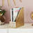 Modern Perforated Design Open Box Magazine Rack