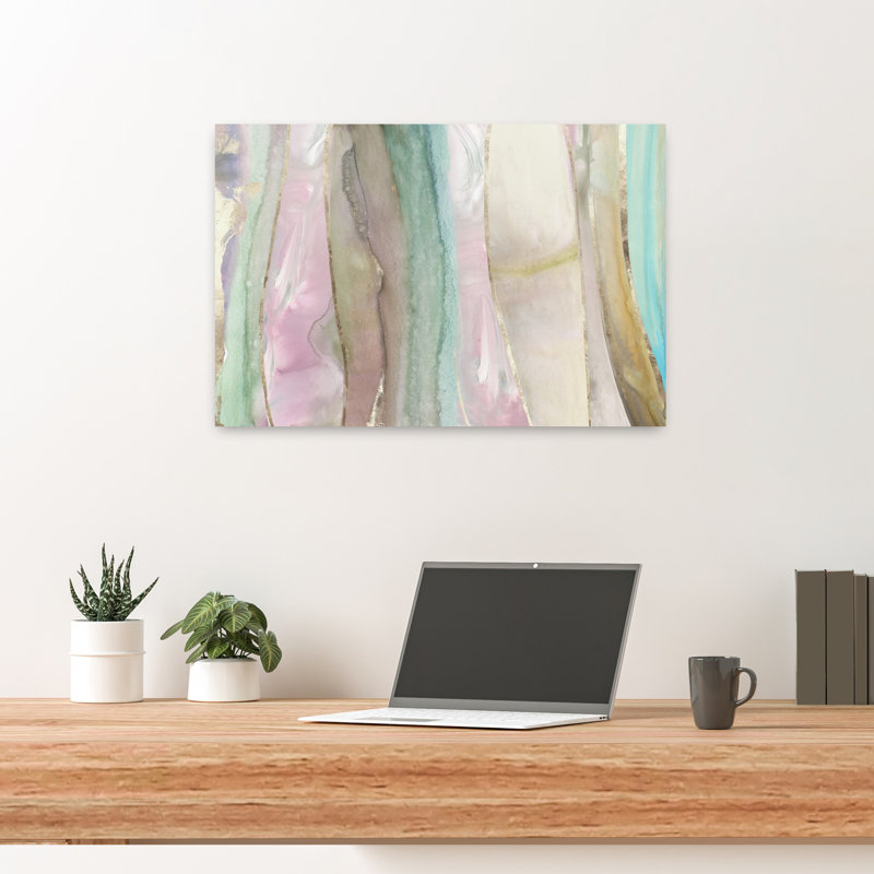 Reduction Abstract Organic Art contemporain, H 16 po x l 24 po