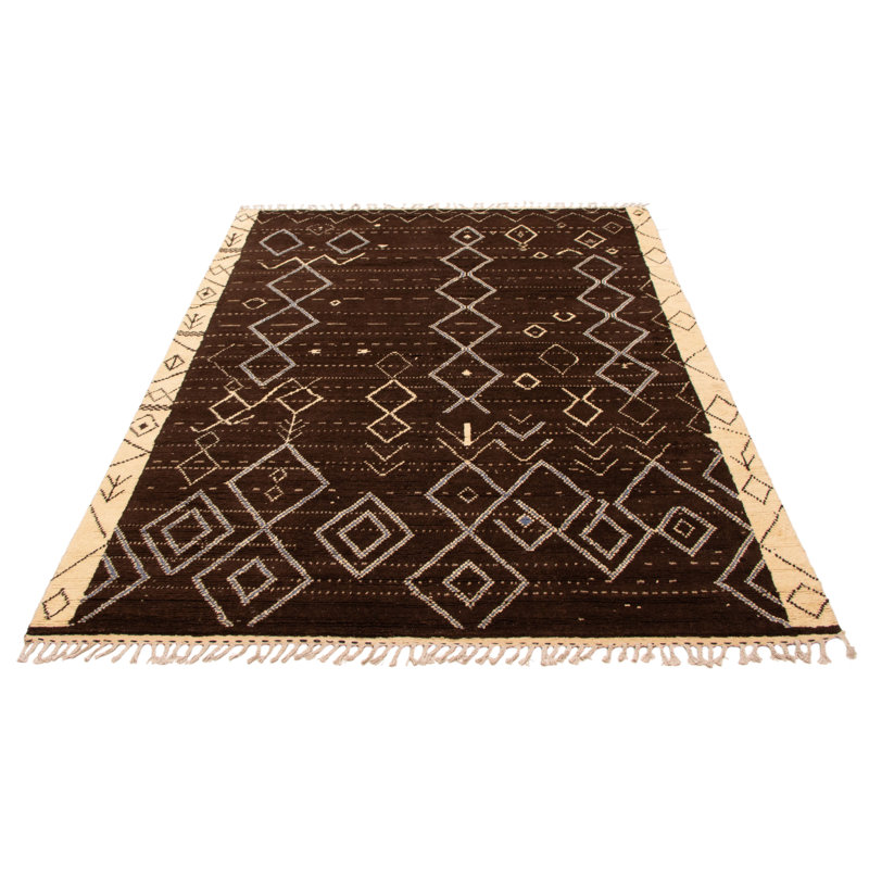 Tapis brun Pak Finest Marrakesh 8 pi 0 po x 10 pi 8 po
