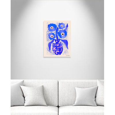 «Blue Flowers Matisse» par Bloom