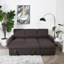 Razzak 3 Seater Linen Sofa Bed-180109883