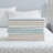 Martha Stewart Small Gingham Cotton Percale Blue Sheet Set-115629654-115629662