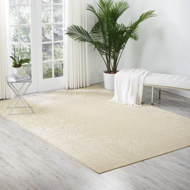 Onderdonk Viscose Abstract Indoor Rug, Rectangle 5'3" x 7'5"