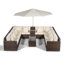 Yancey 5 Seater Rattan Corner Sofa Set