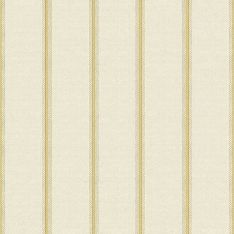 Rouleau de papier peint à rayures traditionnelles The Classic Italian Collection, Doré