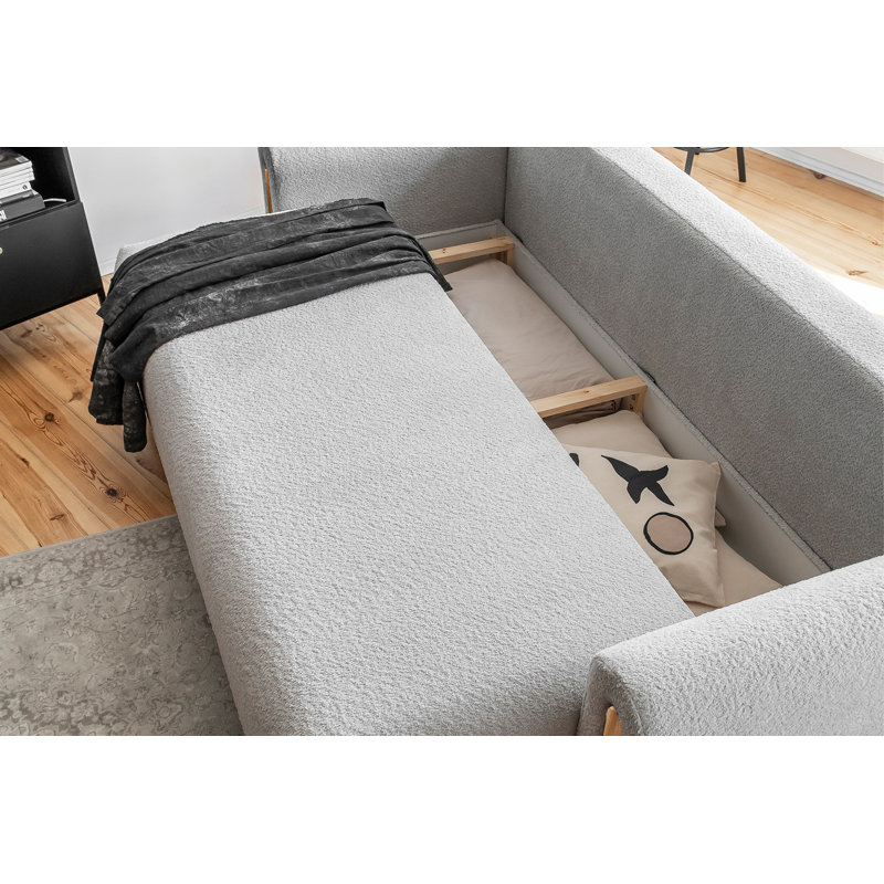 Ageeth Sofa Bed, Oak, Grey