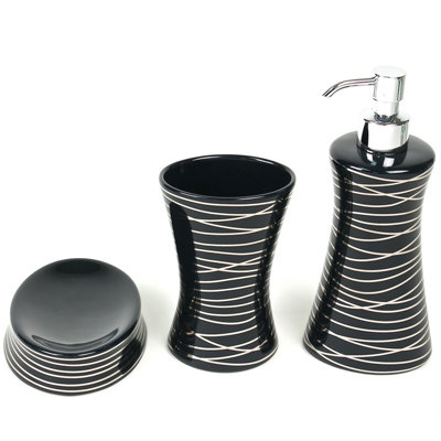 Ensemble d'accessoires de salle de bain 3 pièces Diva