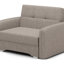 Canapé-lit 1 place Laine style condo avec rangement - beige-726188704