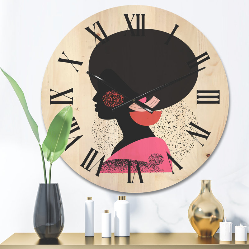 Horloge murale en bois, Moyenne