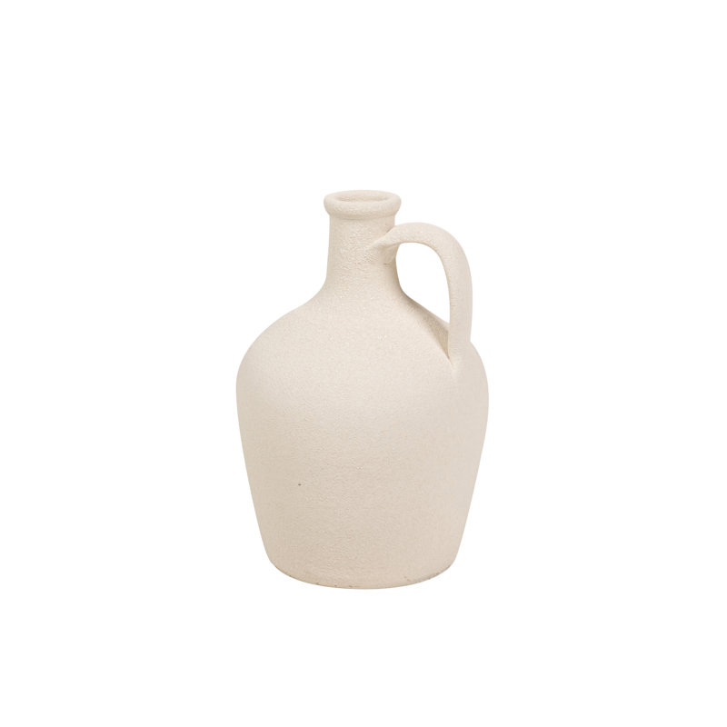 CERAMIC VASE, Beige, 30cm