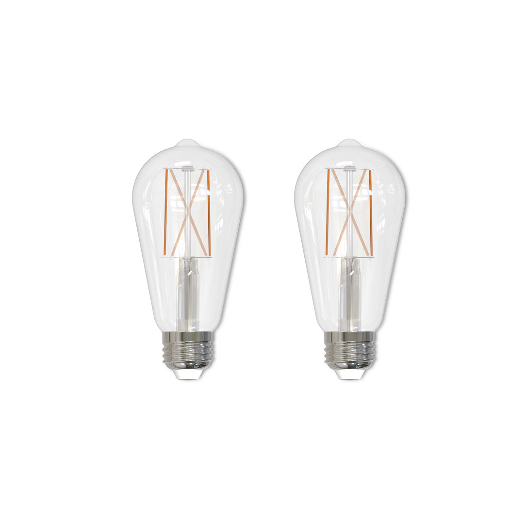 60 Watt Equivalent ST18 E26/Medium (Standard) Dimmable 3000K LED Bulb (Set of 2) Bulbrite Industries