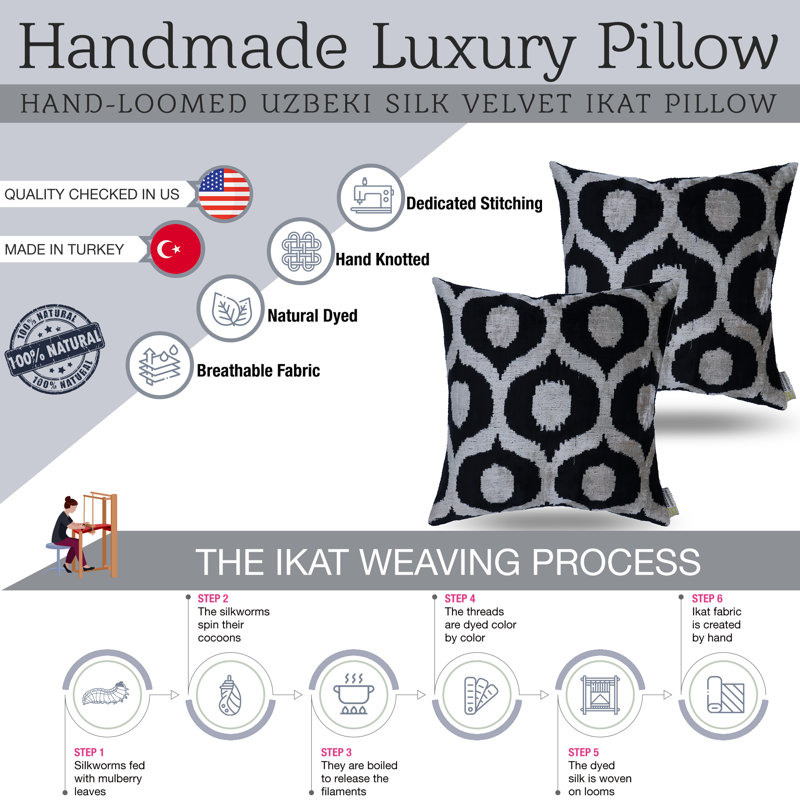 Square Pillow Cover & Insert, Geometric 1