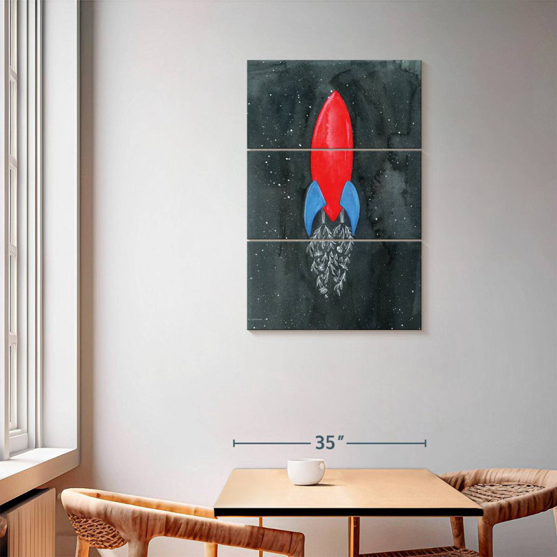 Ashelle Flower Rocket, 57" H x 36" W