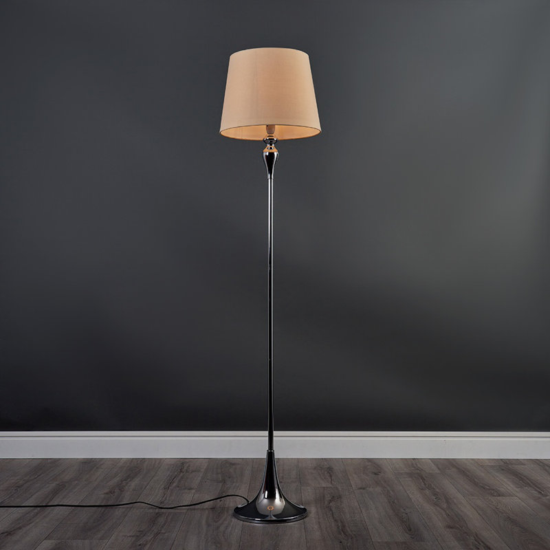 16cm Silver Torchiere Floor Lamp