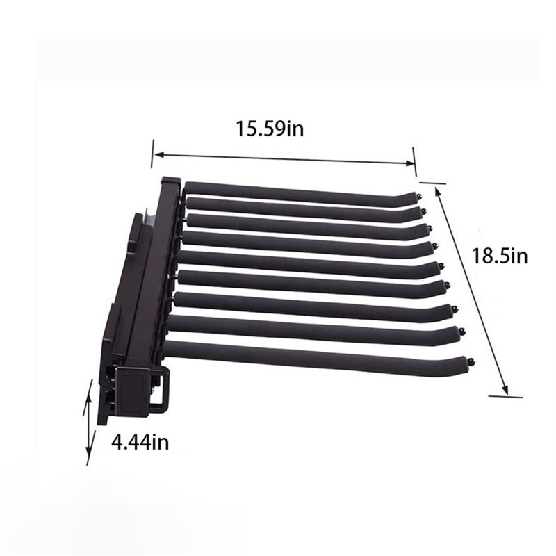 Sideglide Single-Row Side-Mounted Pants Rack