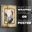 Farm Fresh Rooster - Impression sur toile seulement - NON CADRE-117694392