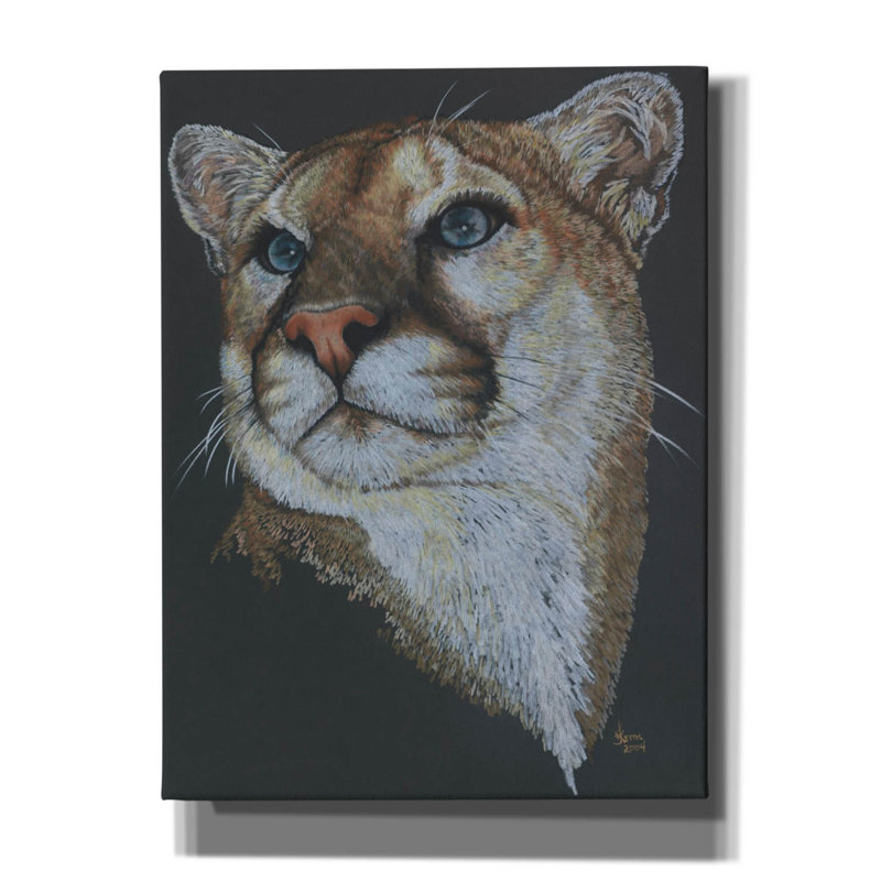 «Damacio Intense On Canvas» par Barbara Keith, reproduction, H 16 po x l 12 po x P 0,75 po