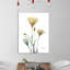 Ocre Bloom 1 - Impression sur toile tendue-23604723