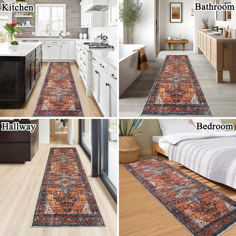  Non Slip Hall Runner Rugs, Runner 60 x 180cm