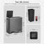 Grey Stainless SteelKitchen Waste System,Recycling Pedal Bin with Double Compartments,2x30L Double Bin for Recycling and Waste with 2Pedal