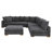 Bonsell Corduroy L-Shaped Sectional-871524340