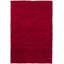 Ambiance Handmade Shag Wool Red Area Rug-2089947856