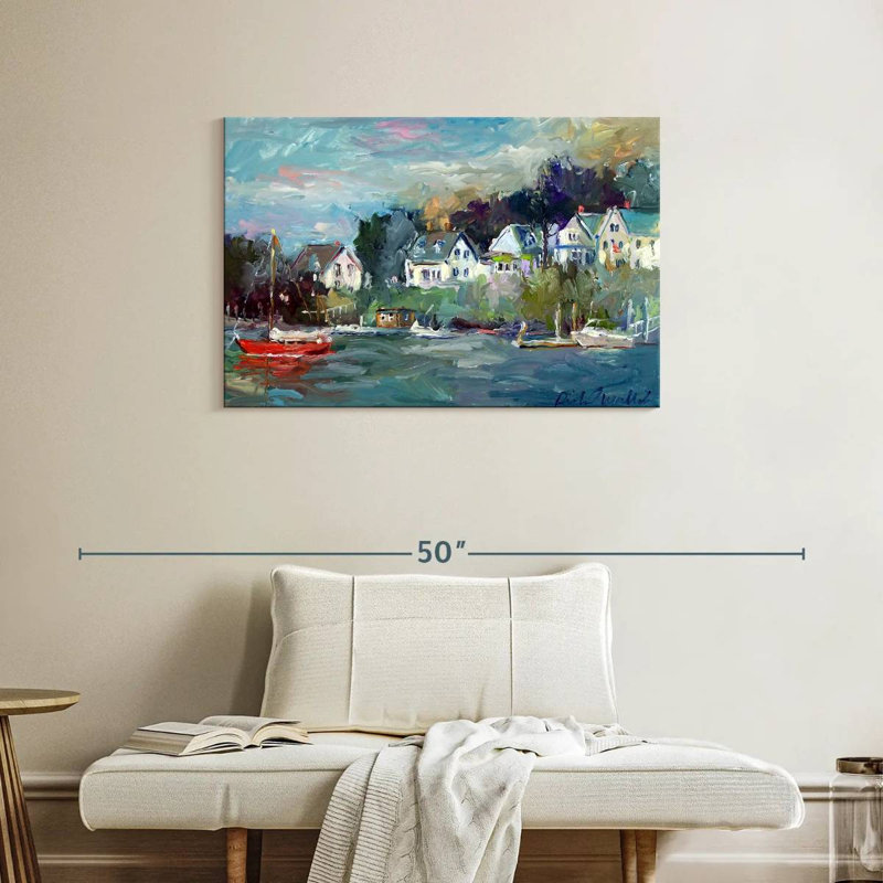 Serene Dock, 24" H x 36" W