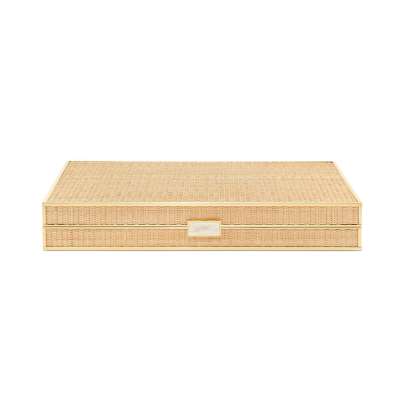 Colette Cane Backgammon Set