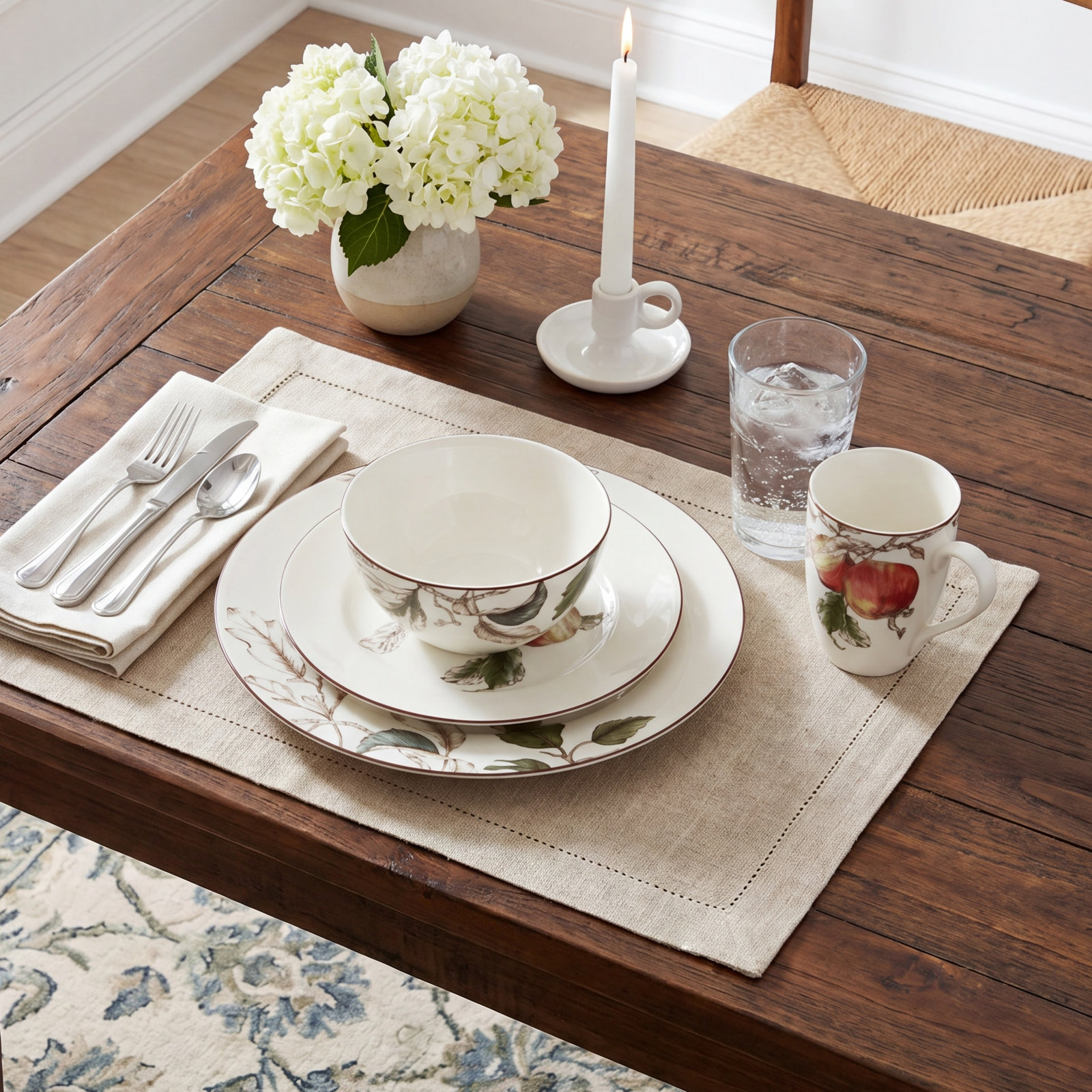 Natures Bounty Porcelain Dinnerware Set